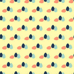 Simple seamless pattern for Easter holiday.