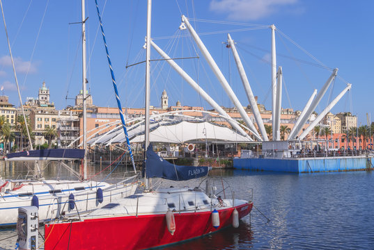 Bigo and Genoa Harbor, Genoa, Liguria