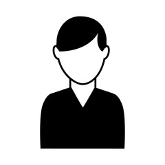 man avatar character icon vector illustration design