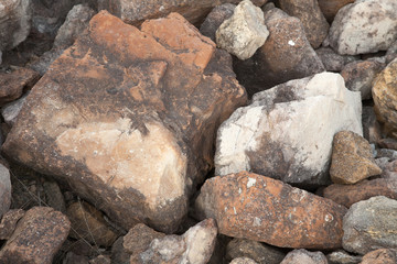 Rocks at Clinton State Park in Kansas