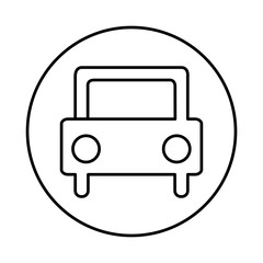 Obraz premium car vehicle isolated icon vector illustration design