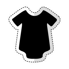baby clothes isolated icon vector illustration design