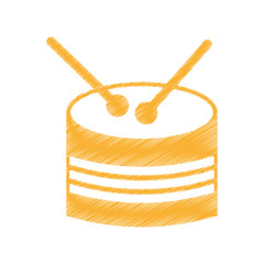 drump toy instrument icon vector illustration design