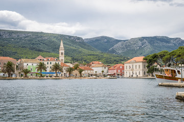 Fototapeta na wymiar Jelsa city on Hvar, Croatia