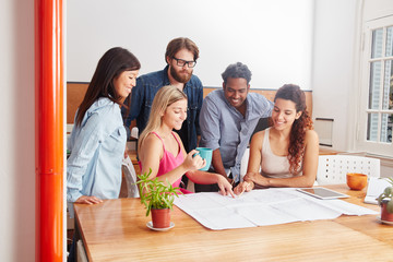 Startup Team bei der Strategie Planung