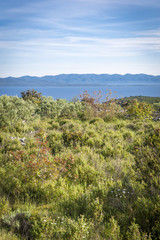 Landscape from beautiful Croatian island, Hvar, Croatia