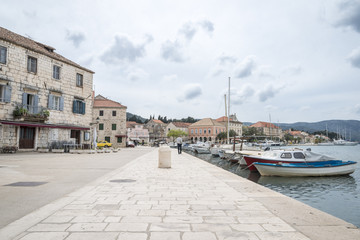 Obraz premium Stari Grad town on Hvar island, Croatia