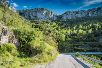 Awesome landscape from Hvar island, Croatia