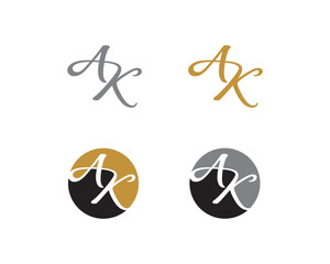 Letter A and K Logo Icon 1