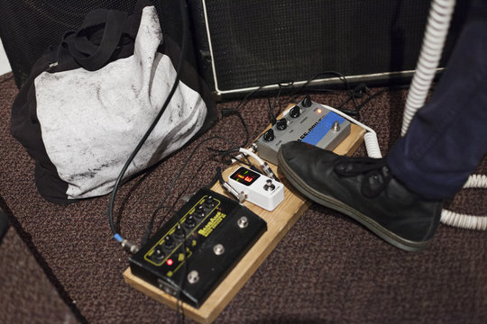 Musicians rehearsing