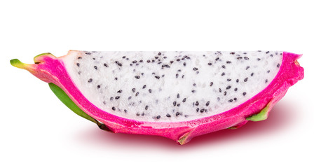 Dragon fruit isolated on white background