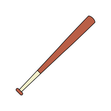 baseball bat icon image vector illustration design 