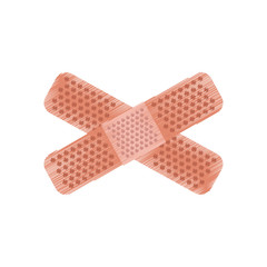 adhesive bandage icon image vector illustration design 