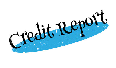 Credit Report rubber stamp. Grunge design with dust scratches. Effects can be easily removed for a clean, crisp look. Color is easily changed.
