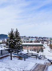 View from stairs sanatorium 