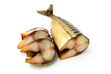 Sliced smoked mackerel