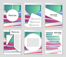 Abstract vector layout background set. For art template design, list, front page, mockup brochure theme style, banner, idea, cover, booklet, print, flyer, book, blank, card, ad, sign, sheet,, a4