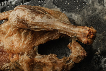 Fried chicken moldy