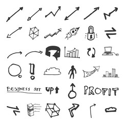 Business doodles