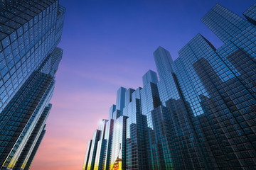 Obraz premium office building in city