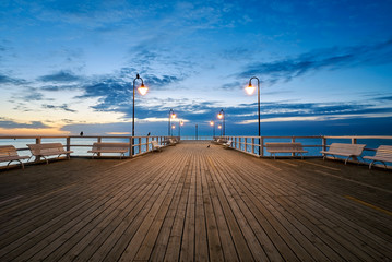 Baltic Sea spring time, Gdynia Orlowo, Poland 