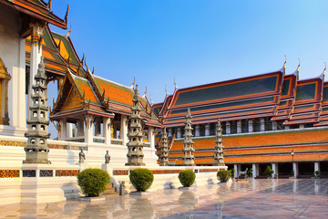 Temple of the Emerald Buddha, Thailand, Bangkok, Wat Phra Kaew