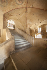 Fototapeta premium Italia,Toscana, Pistoia, Palazzo del Comune,interno.