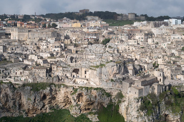Fototapeta na wymiar Matera, Italy. UNESCO World Heritage Site