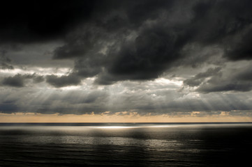 Clearing stprm off Southern California coast