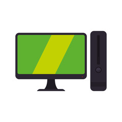 Computer electronic technology icon vector illustration graphic design