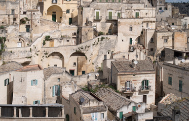 Fototapeta na wymiar Matera, Italy. UNESCO World Heritage Site