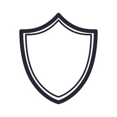 Obraz premium Shield emblem symbol icon vector illustration graphic design
