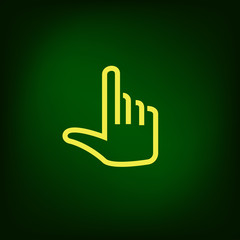 Hand vector icon