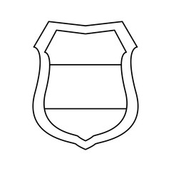 Shield emblem symbol icon vector illustration graphic design
