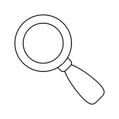 Lupe magnifying glass icon vector illustration graphic design