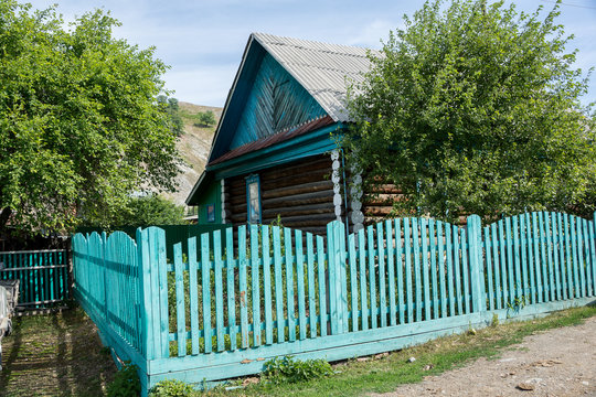 Colorful Urral Mountain secret town in Russia