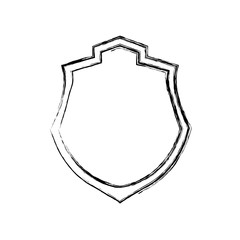 Shield emblem symbol icon vector illustration graphic design