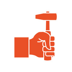 Construction tool equipment icon vector illustration graphic design
