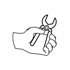 Construction tool equipment icon vector illustration graphic design