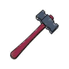 Construction tool equipment icon vector illustration graphic design