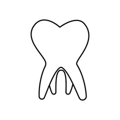 Medical dental care icon vector illustration graphic design