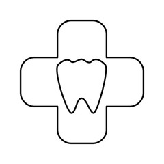 Medical dental care icon vector illustration graphic design