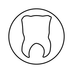 Medical dental care icon vector illustration graphic design