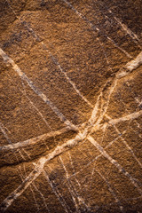 detail sandstone with quartz veins