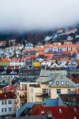 Colorful houses in Bergen, Norway