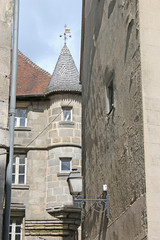 Fototapeta na wymiar Street in Aubusson, France