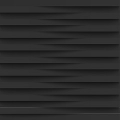 Abstract background of flat paper lines in black. Infographics. Beautiful shadows fall on the strip