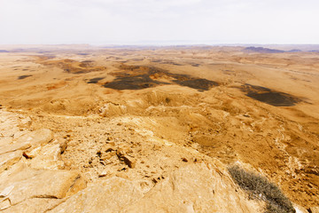 Desert landscapes in Israel.