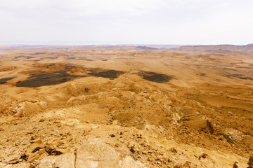 Fototapeta na wymiar Desert landscapes in Israel.