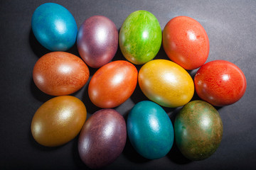 easter eggs isolated